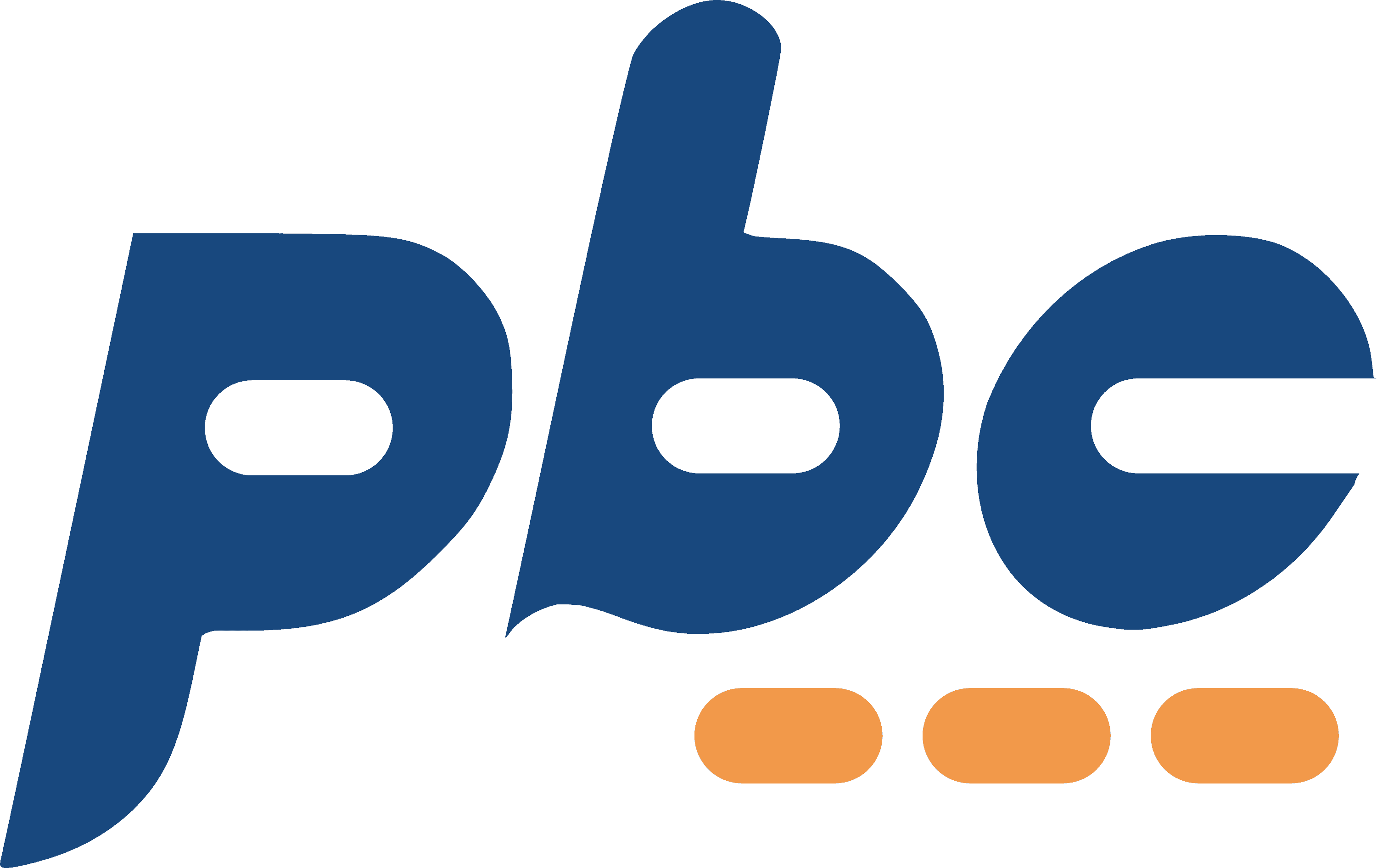 PBC logo Blå